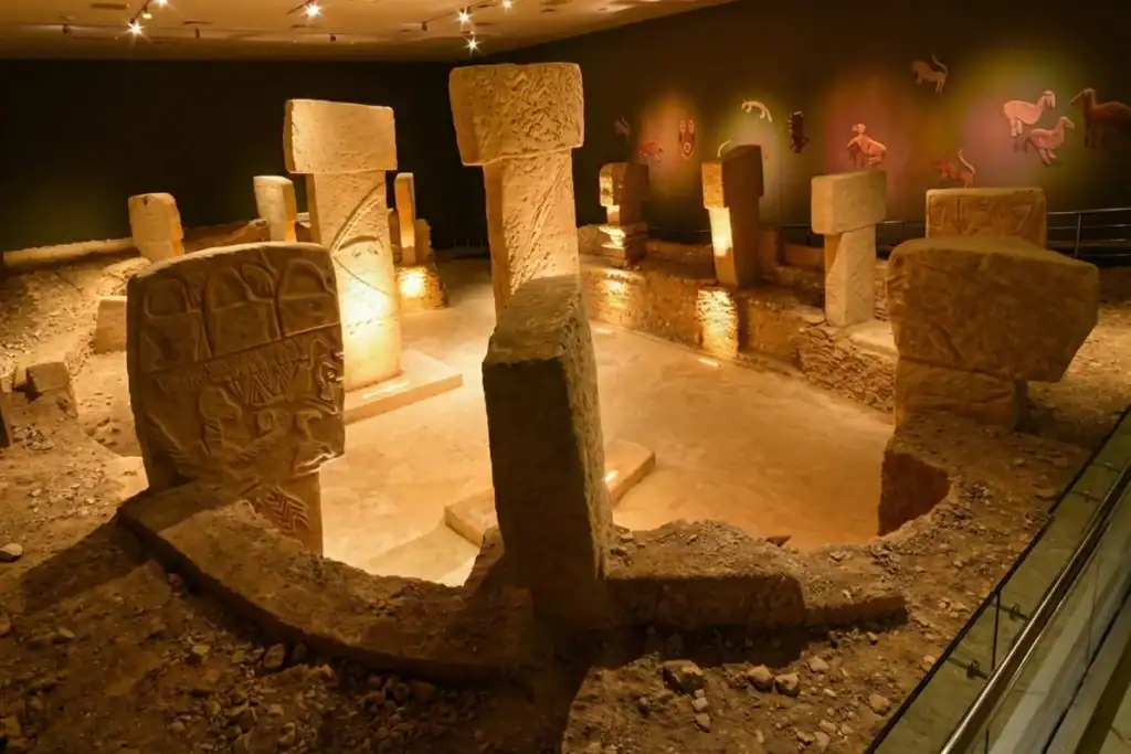 Sanliurfa Archaeology Museum - Gobeklitepe Pillar Replicas